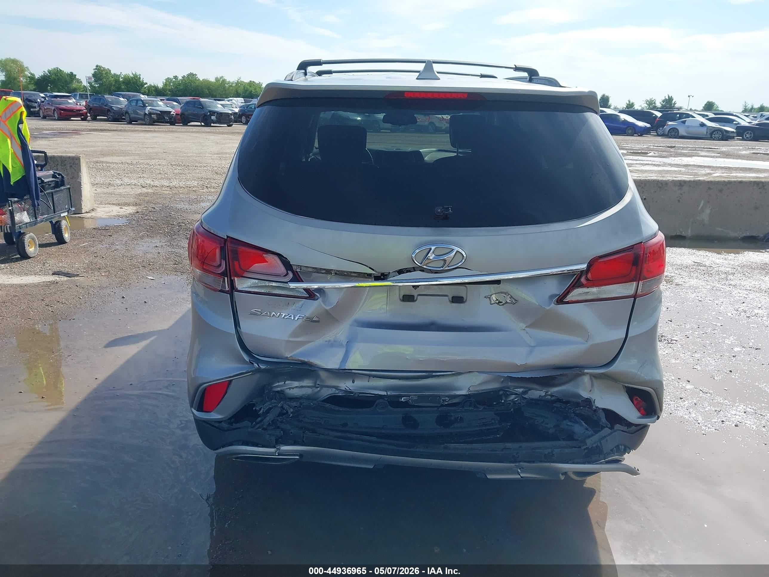 2017 Hyundai Santa Fe Se Gray vin: KM8SM4HF6HU185796