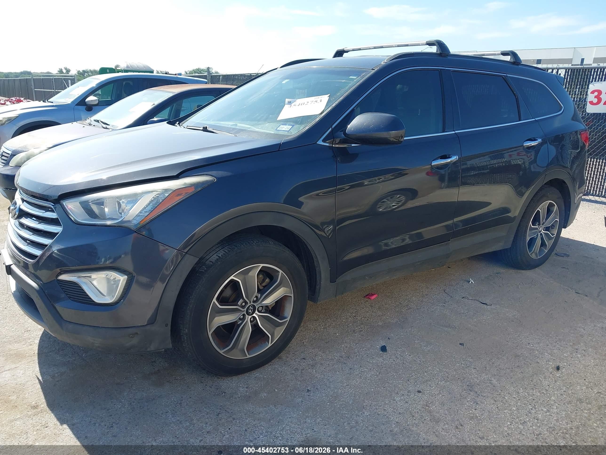 2013 Hyundai Santa Fe Gls Черный vin: KM8SM4HF7DU013867