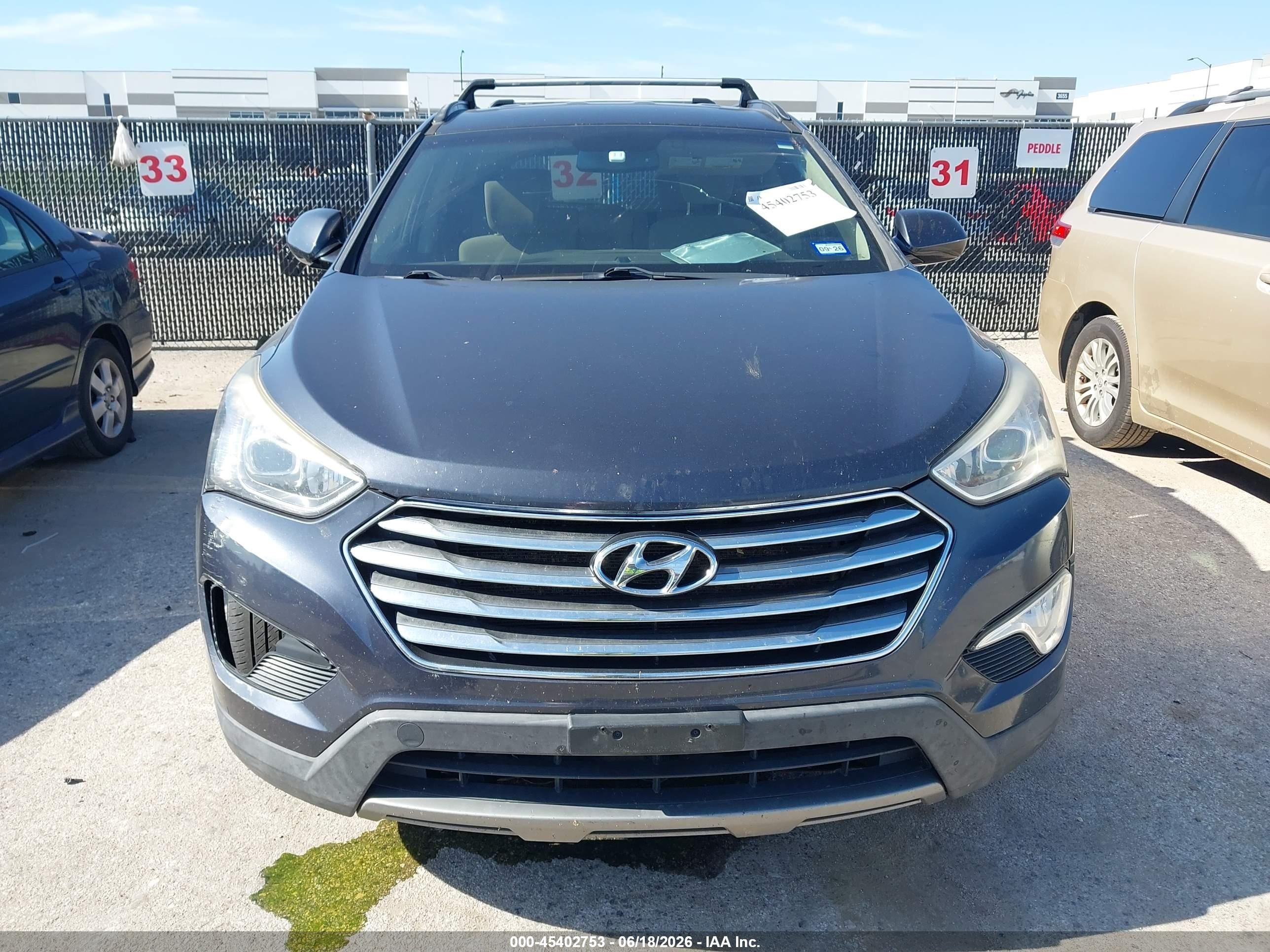 2013 Hyundai Santa Fe Gls Черный vin: KM8SM4HF7DU013867