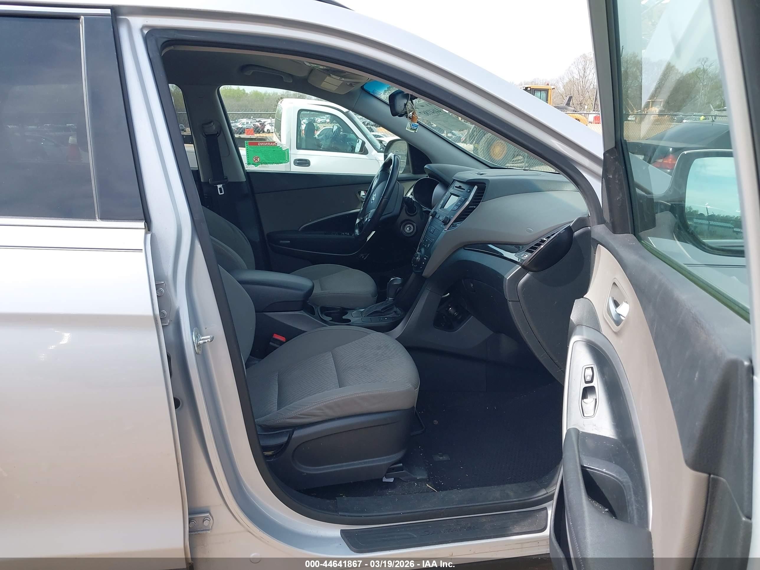 2014 Hyundai Santa Fe Gls Silver vin: KM8SM4HF7EU039323