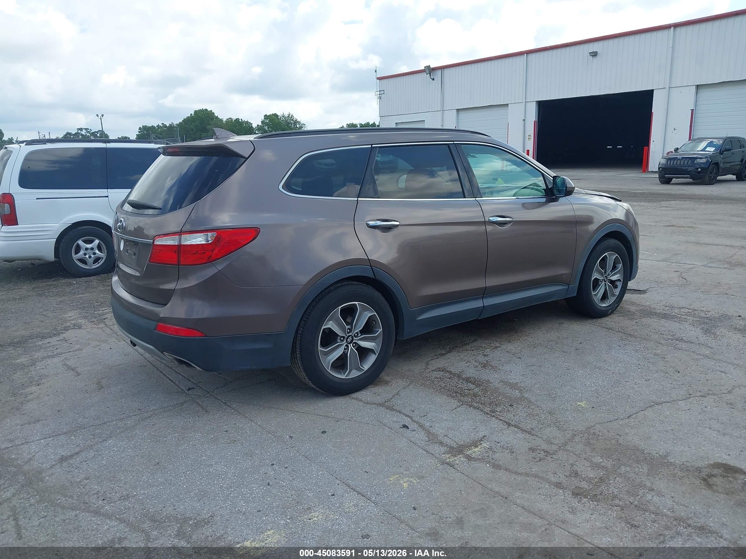 2015 Hyundai Santa Fe Gls Серый vin: KM8SM4HF7FU089303
