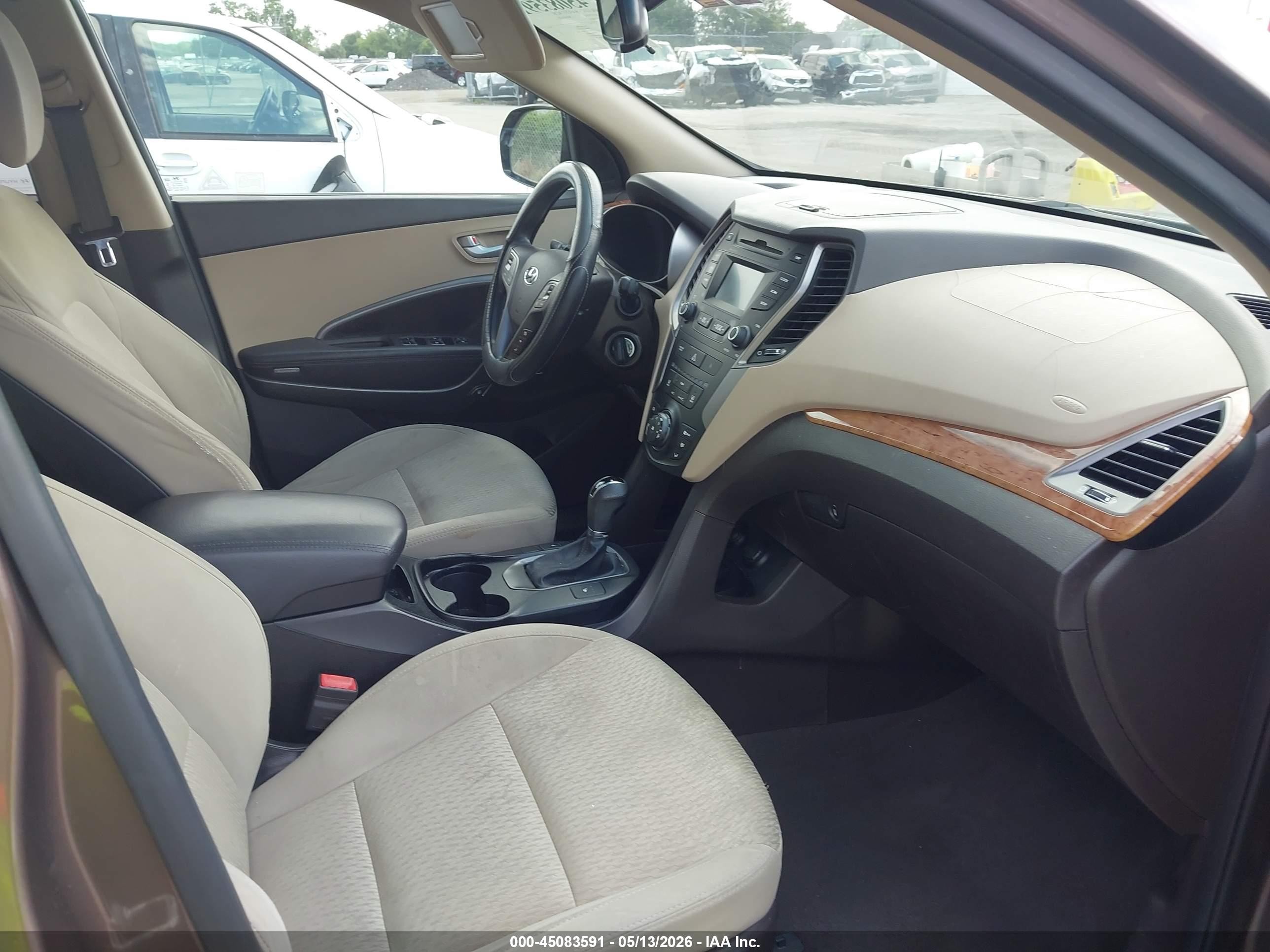 2015 Hyundai Santa Fe Gls Серый vin: KM8SM4HF7FU089303