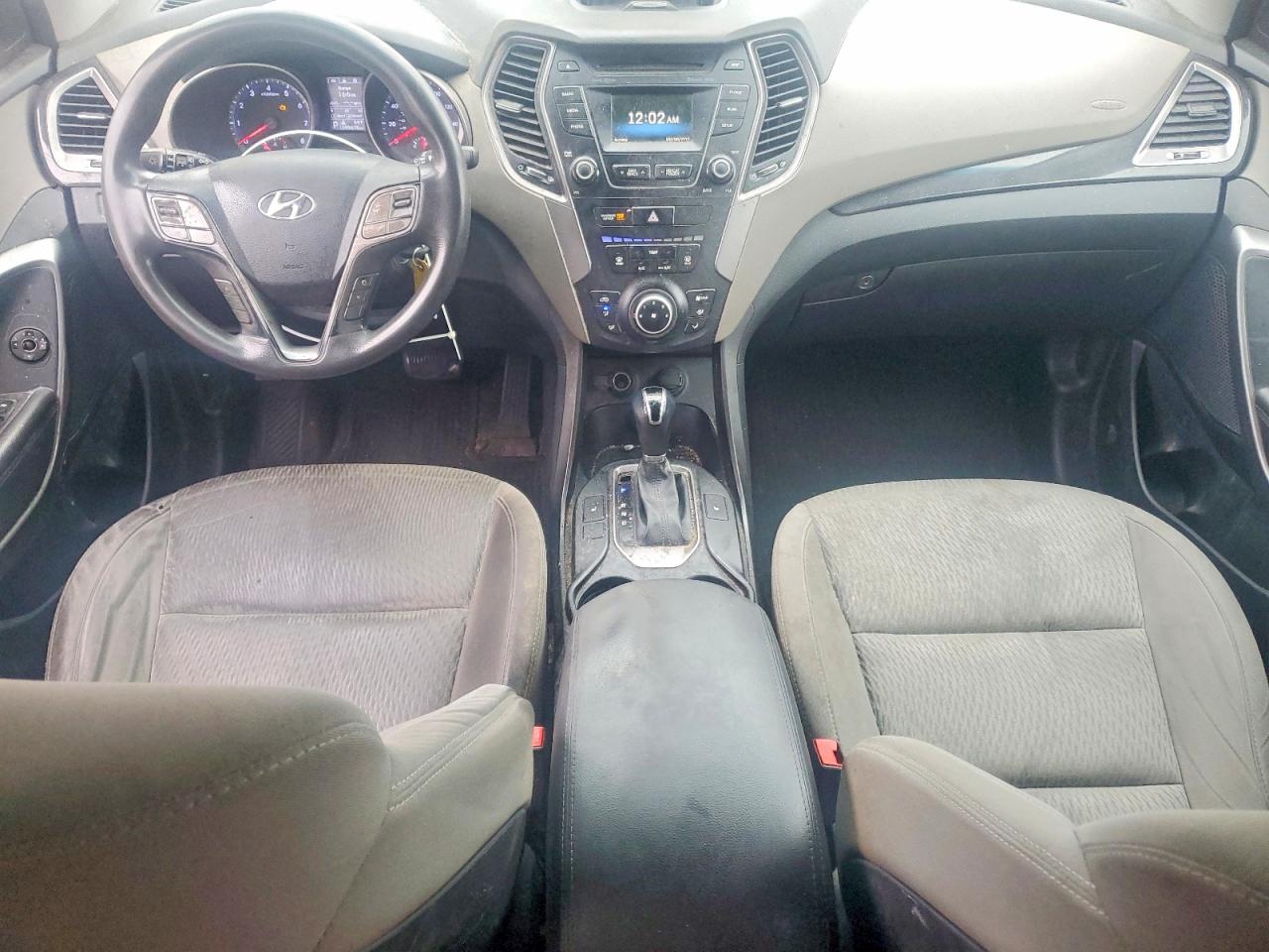 2016 Hyundai Santa Fe Se Черный vin: KM8SM4HF7GU155236