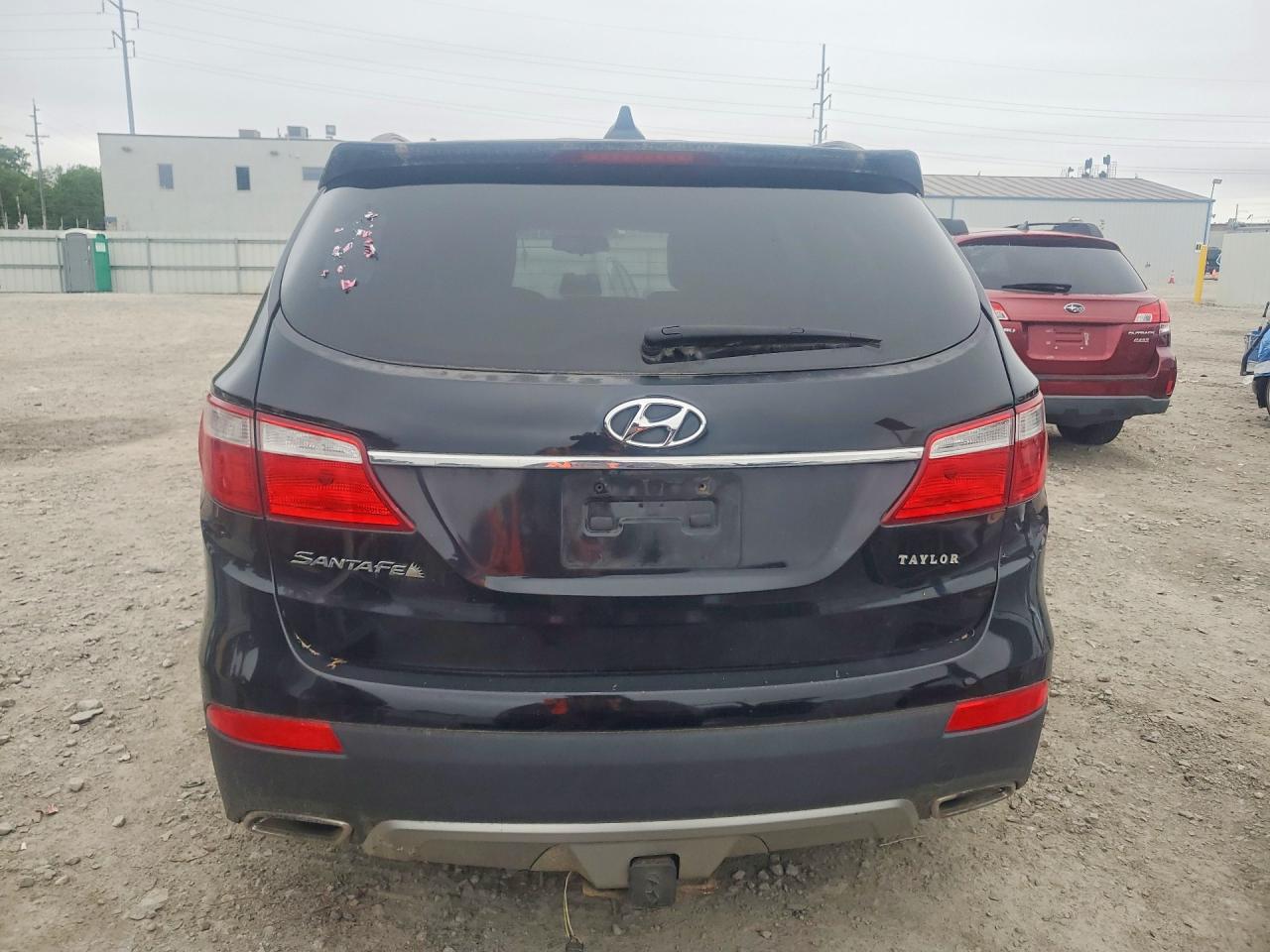 2016 Hyundai Santa Fe Se Черный vin: KM8SM4HF7GU155236
