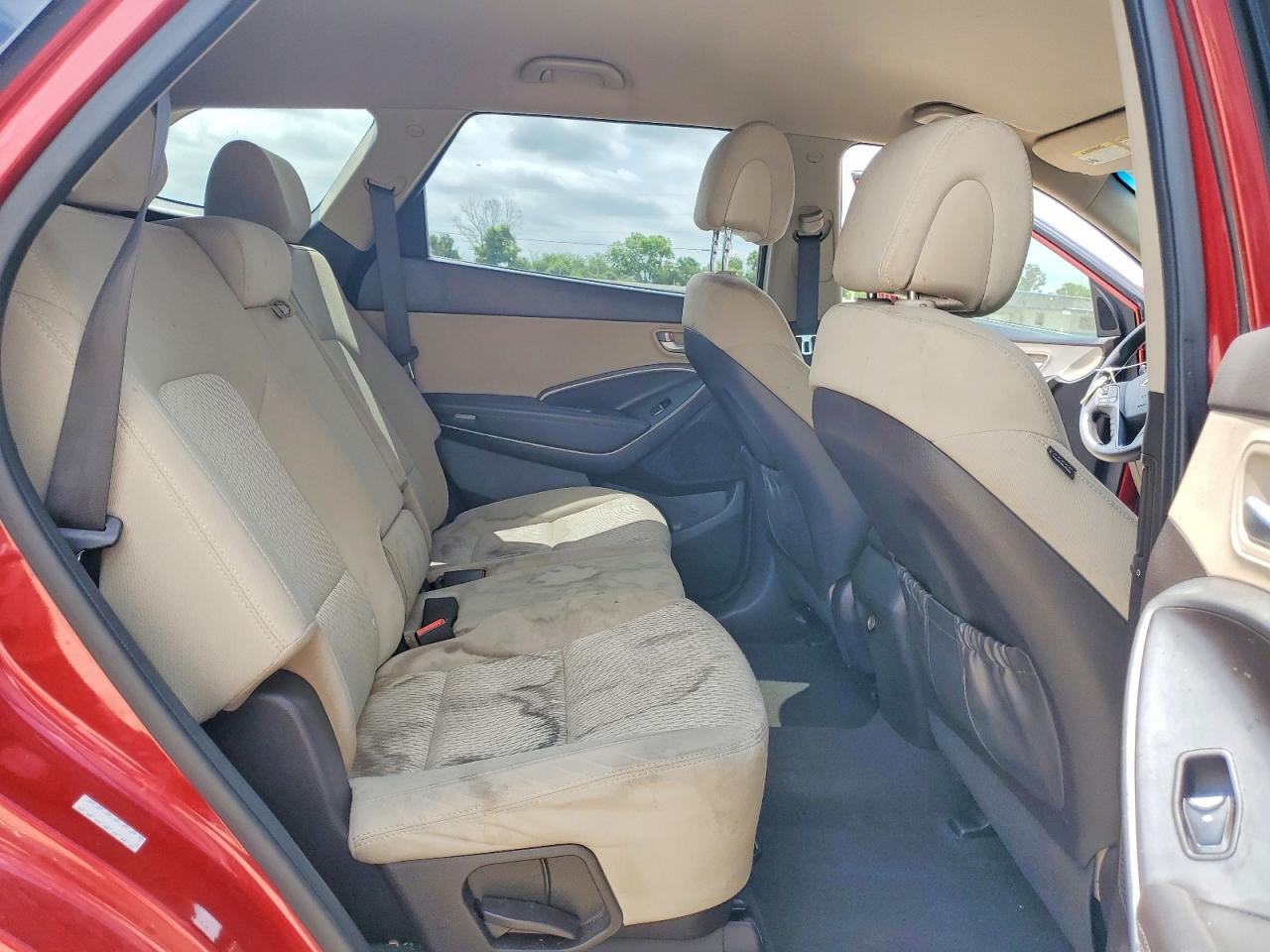 2017 Hyundai Santa Fe Se Red vin: KM8SM4HF7HU171910