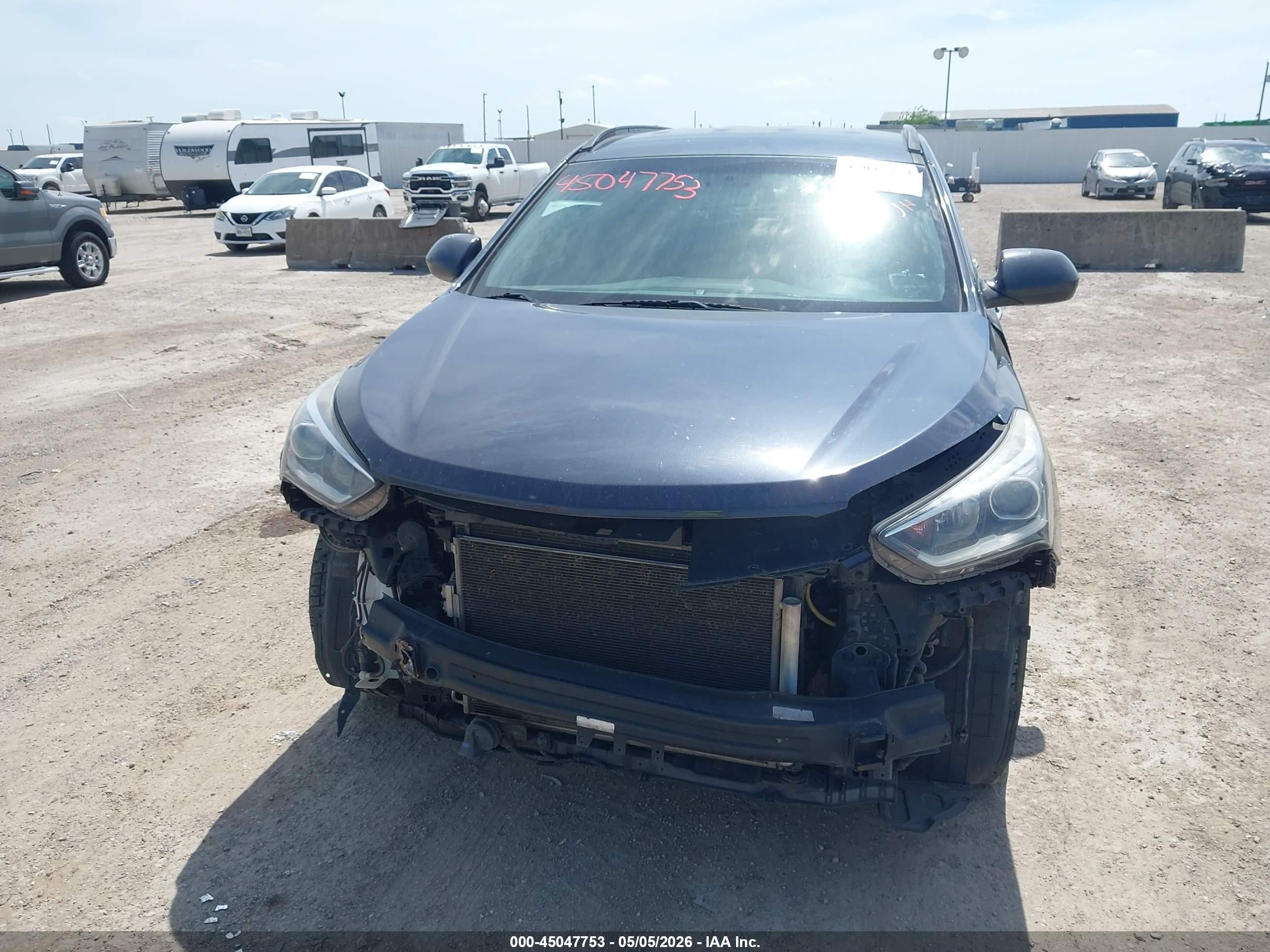 2018 Hyundai Santa Fe Se Синий vin: KM8SM4HF7JU273603