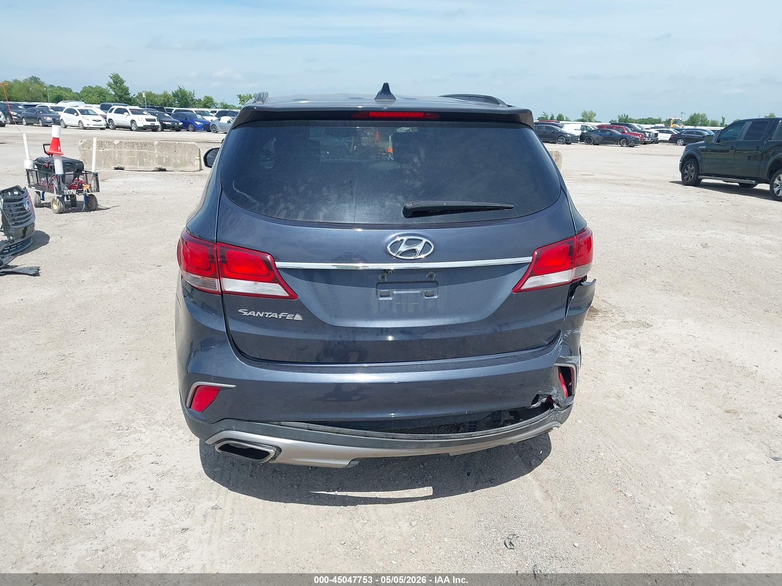 2018 Hyundai Santa Fe Se Синий vin: KM8SM4HF7JU273603