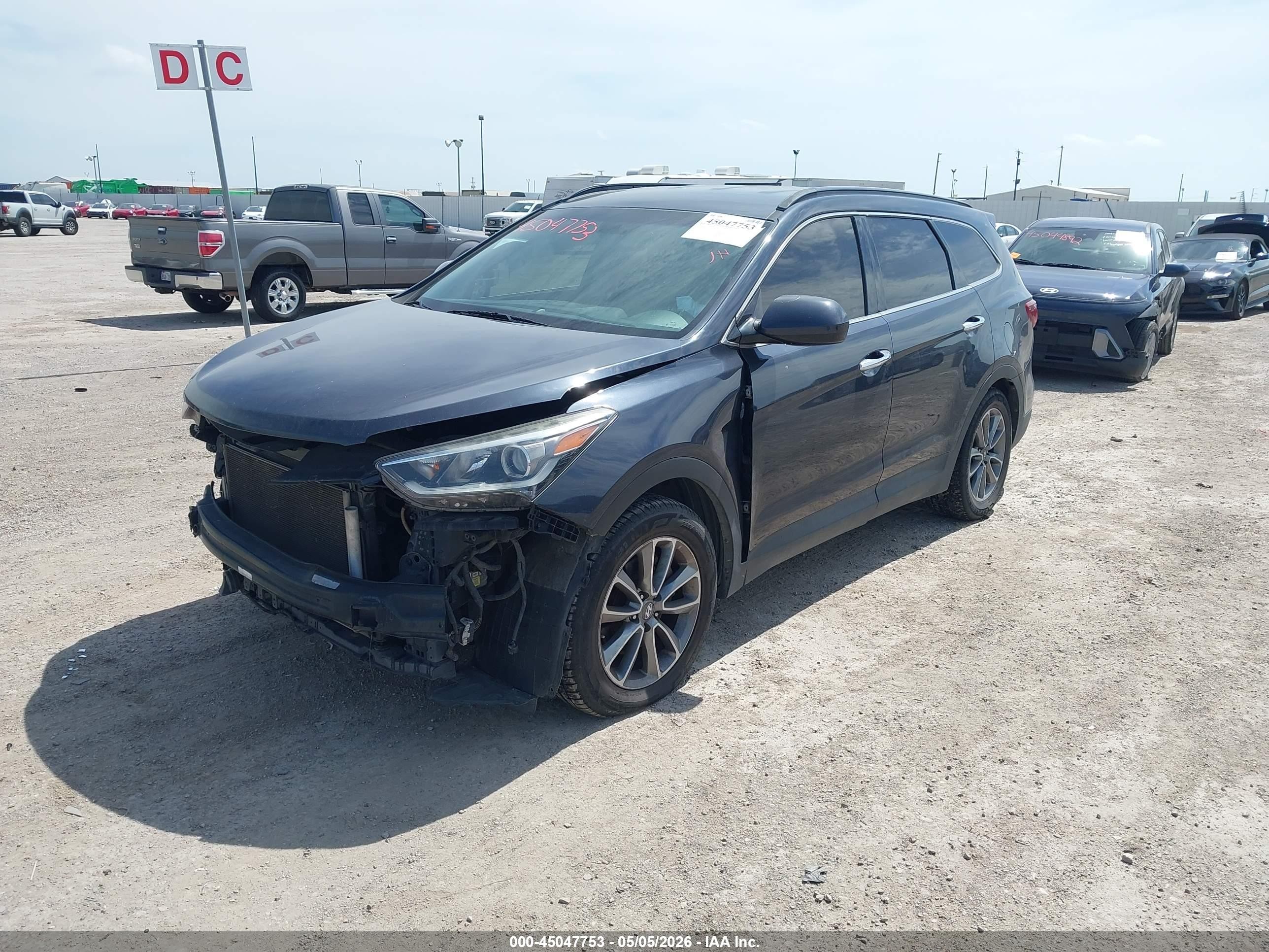 2018 Hyundai Santa Fe Se Синий vin: KM8SM4HF7JU273603