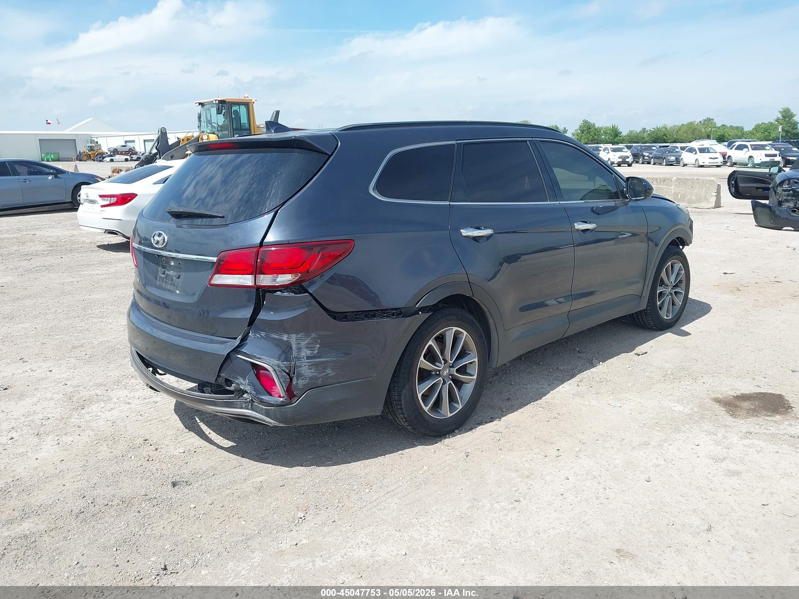 2018 Hyundai Santa Fe Se Синий vin: KM8SM4HF7JU273603