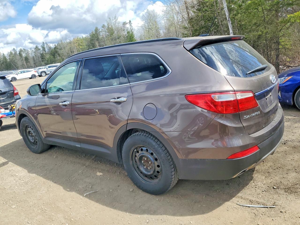 2013 Hyundai Santa Fe Gls Gray vin: KM8SM4HF8DU019242