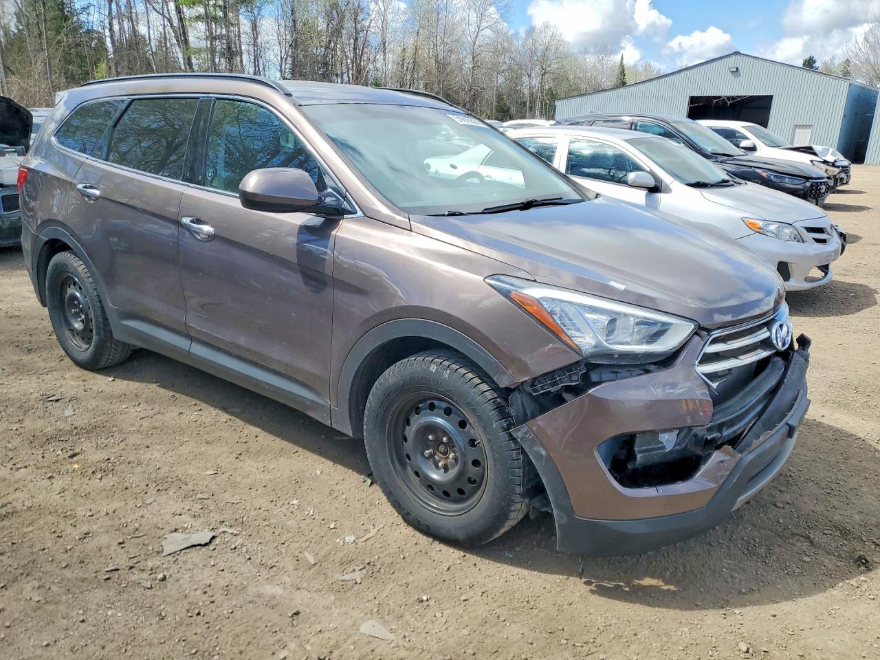 2013 Hyundai Santa Fe Gls Gray vin: KM8SM4HF8DU019242