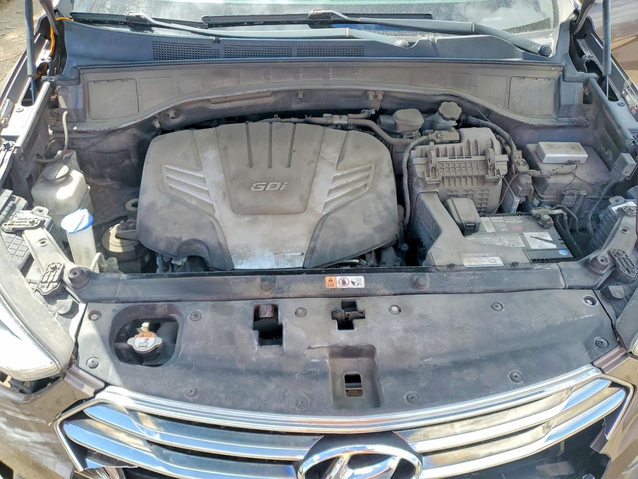 2013 Hyundai Santa Fe Gls Gray vin: KM8SM4HF8DU019242