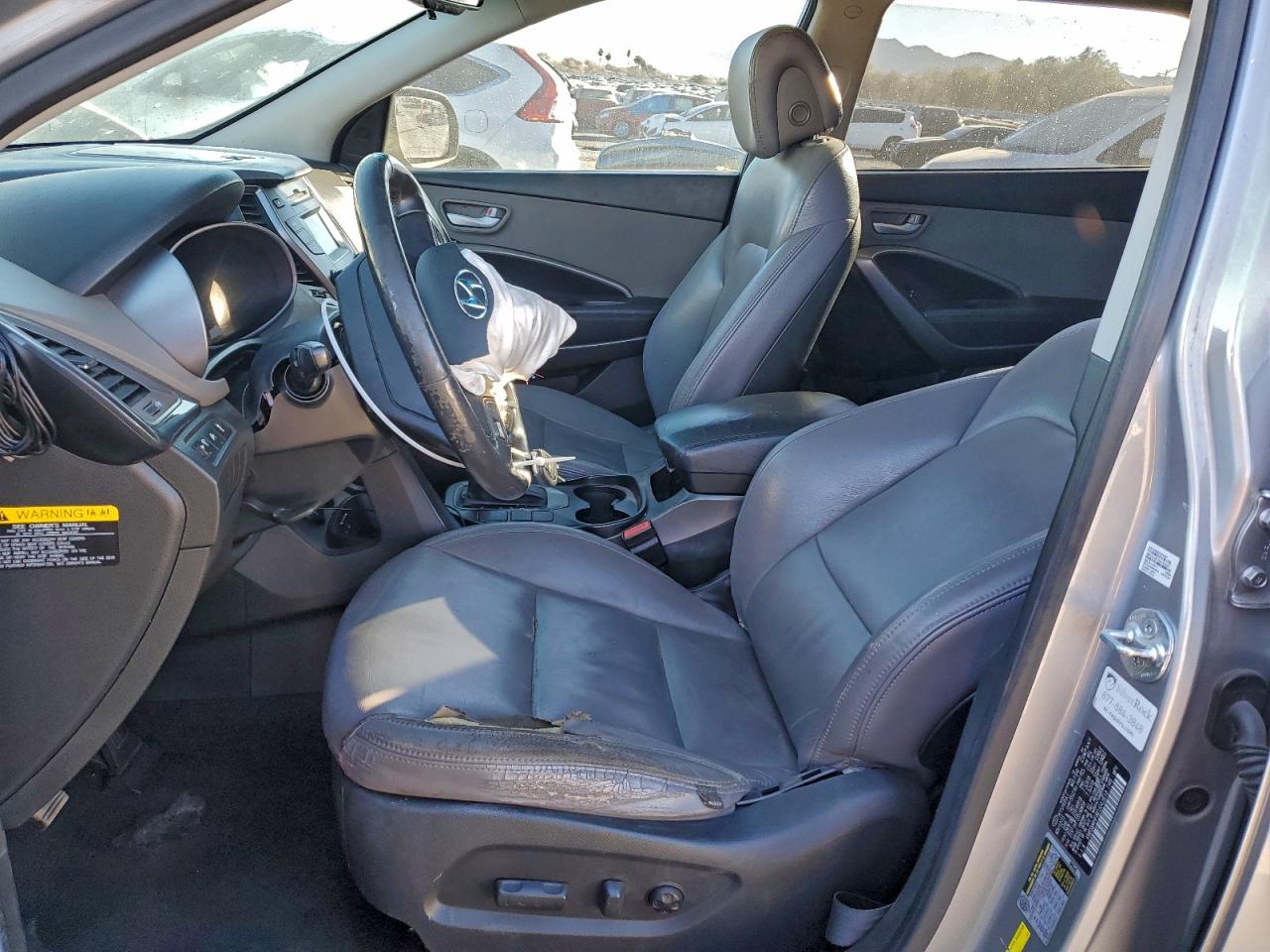 2014 Hyundai Santa Fe Gls Silver vin: KM8SM4HF8EU042618