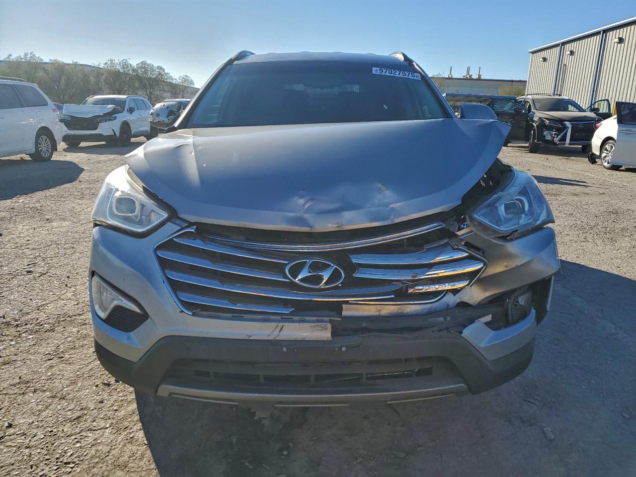 2014 Hyundai Santa Fe Gls Silver vin: KM8SM4HF8EU042618