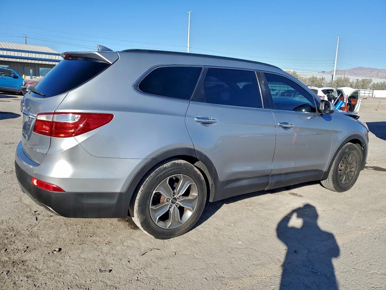 2014 Hyundai Santa Fe Gls Silver vin: KM8SM4HF8EU042618