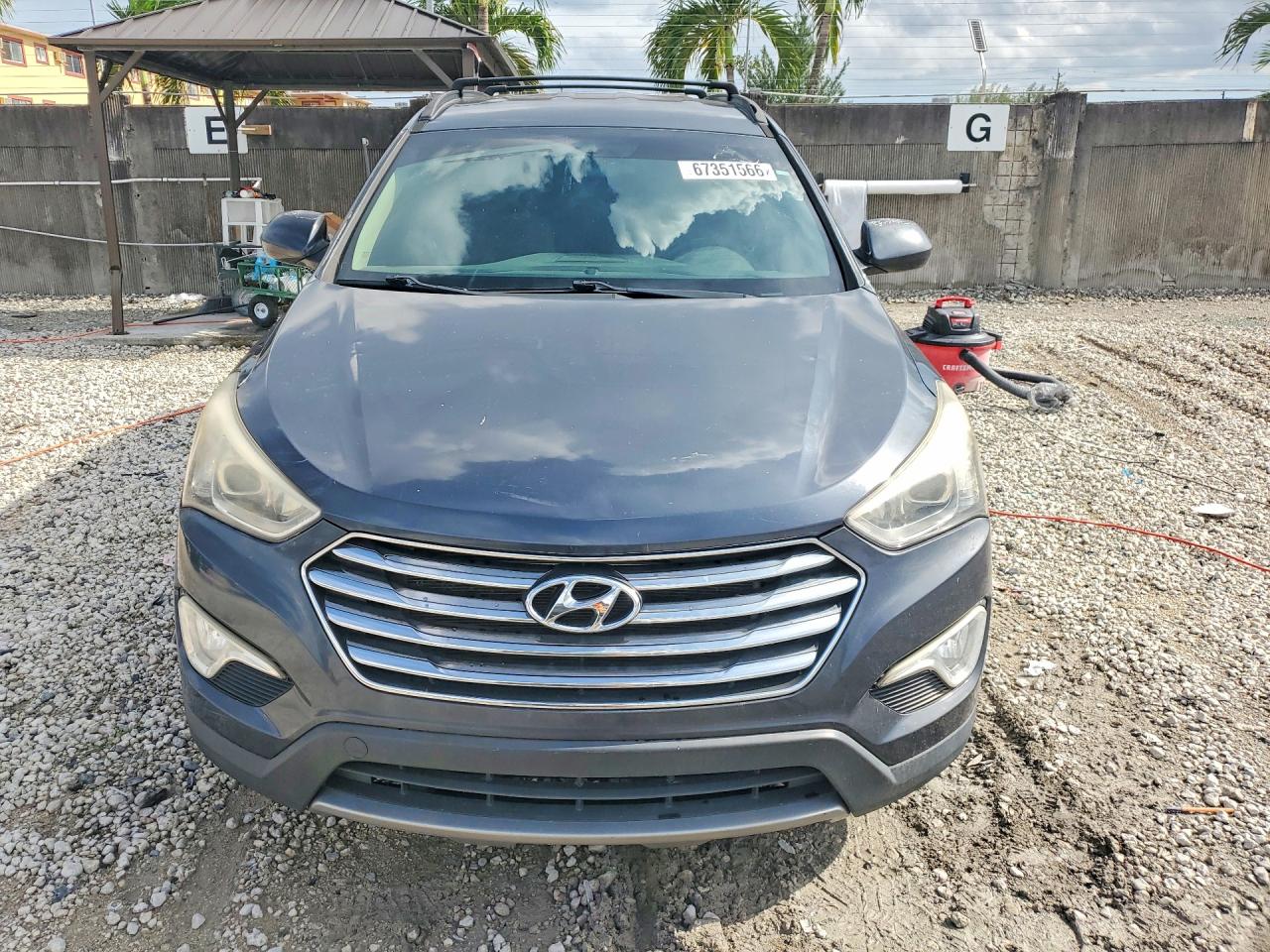 2015 Hyundai Santa Fe Gls Серый vin: KM8SM4HF8FU101488
