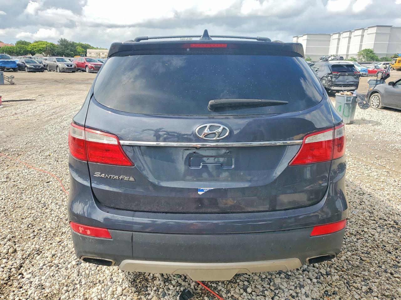 2015 Hyundai Santa Fe Gls Серый vin: KM8SM4HF8FU101488