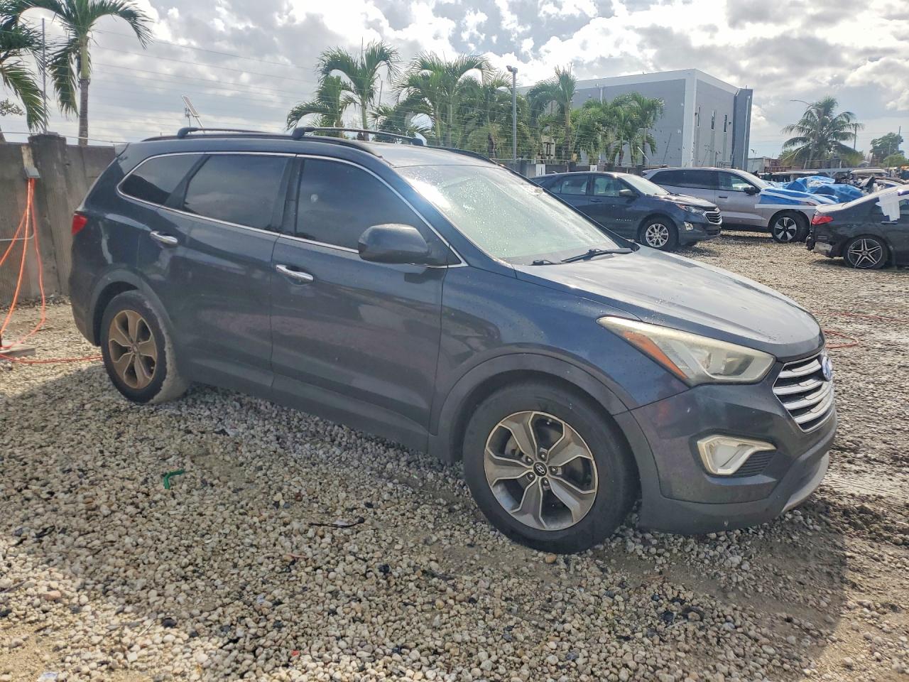 2015 Hyundai Santa Fe Gls Серый vin: KM8SM4HF8FU101488