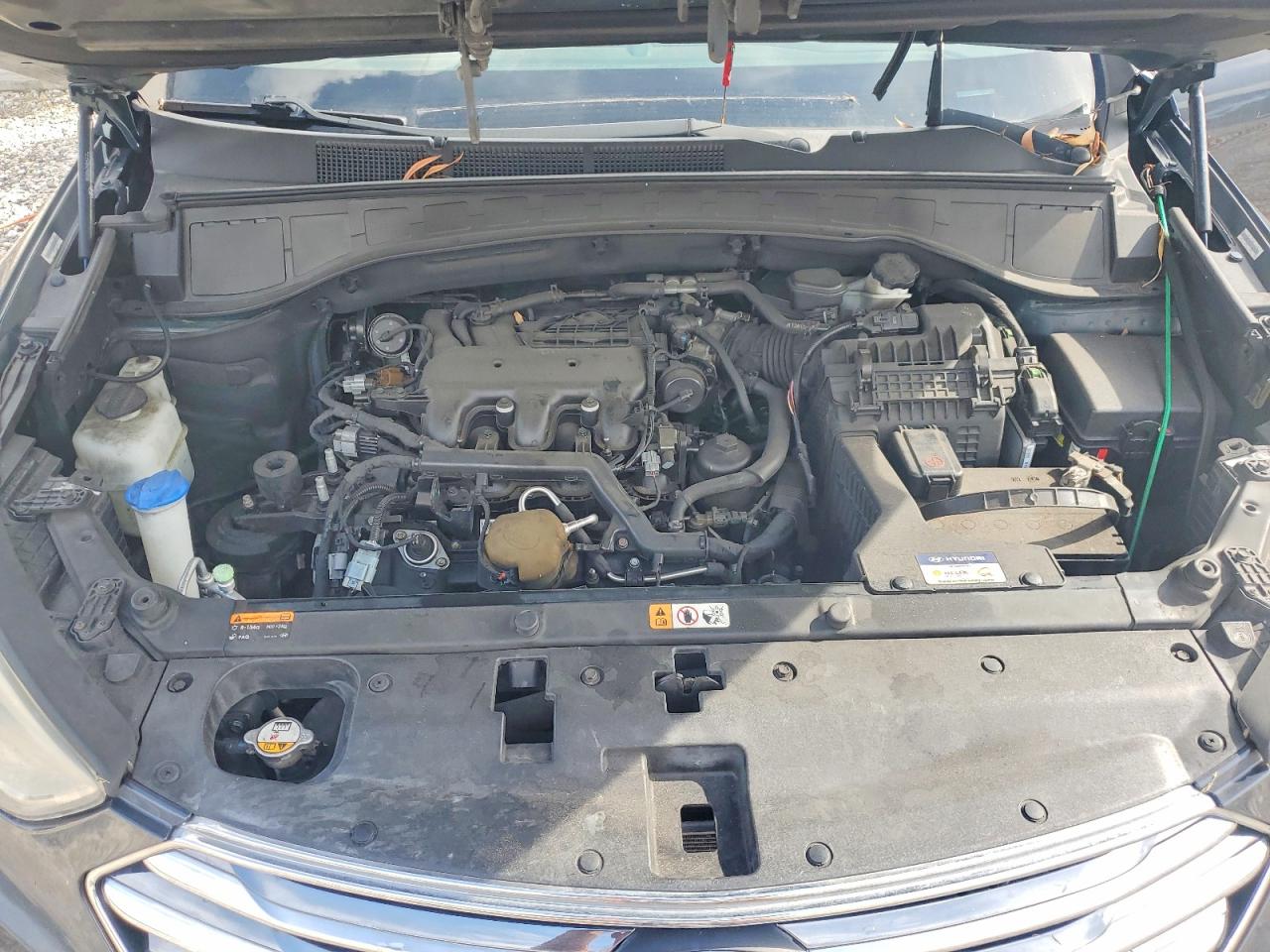 2015 Hyundai Santa Fe Gls Серый vin: KM8SM4HF8FU101488