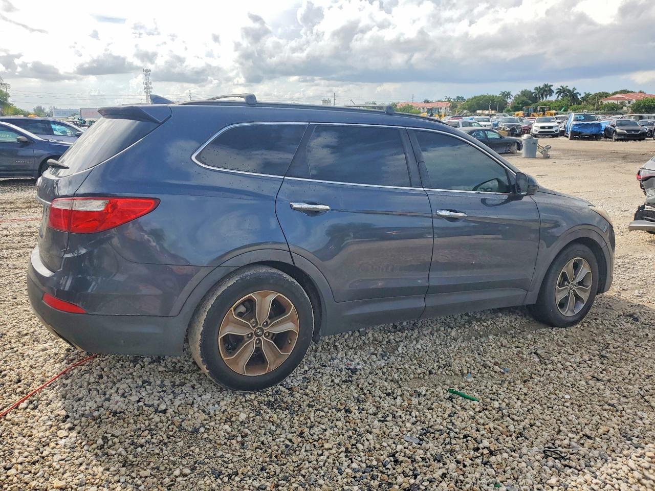 2015 Hyundai Santa Fe Gls Серый vin: KM8SM4HF8FU101488