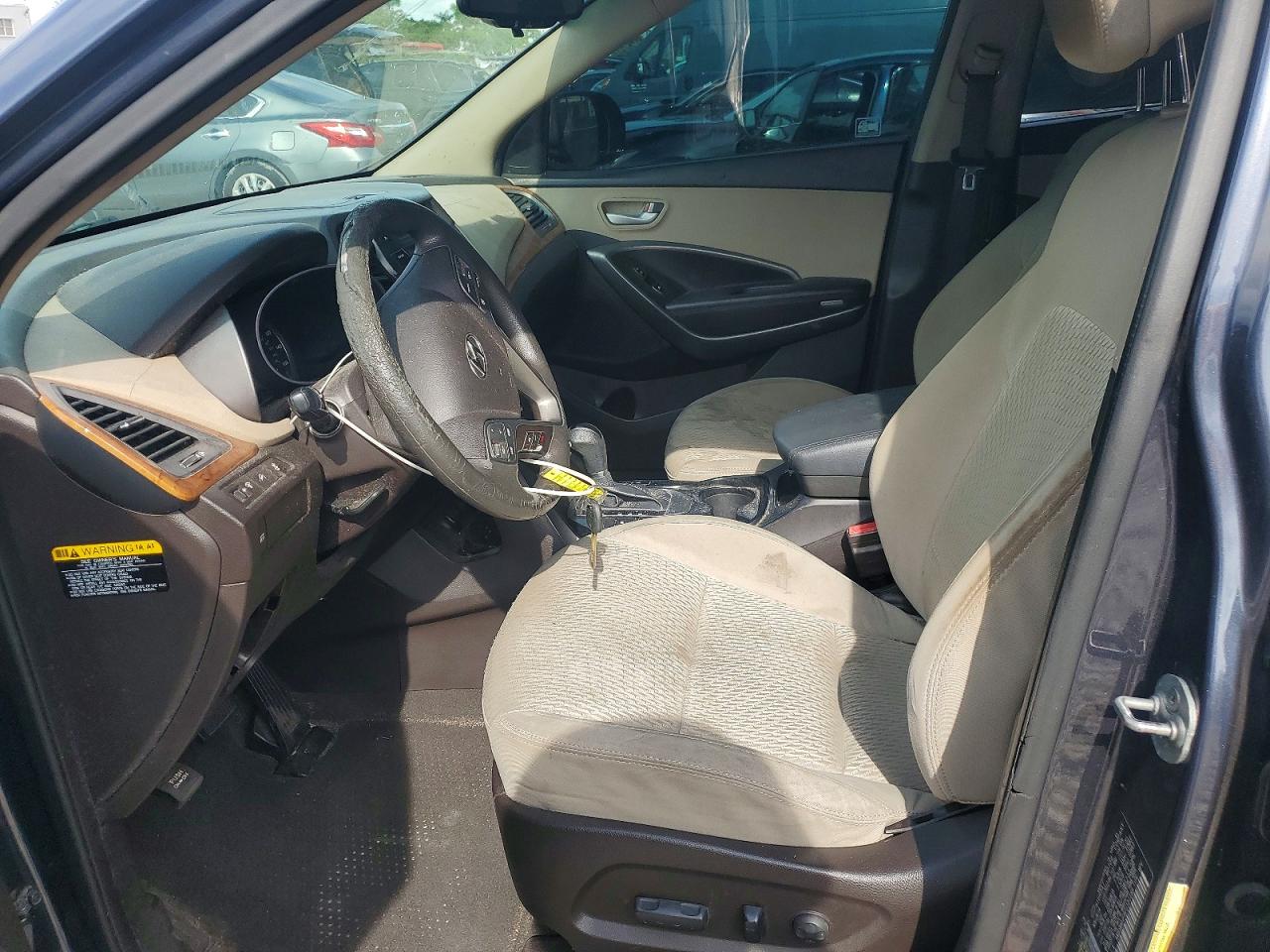 2015 Hyundai Santa Fe Gls Серый vin: KM8SM4HF8FU101488