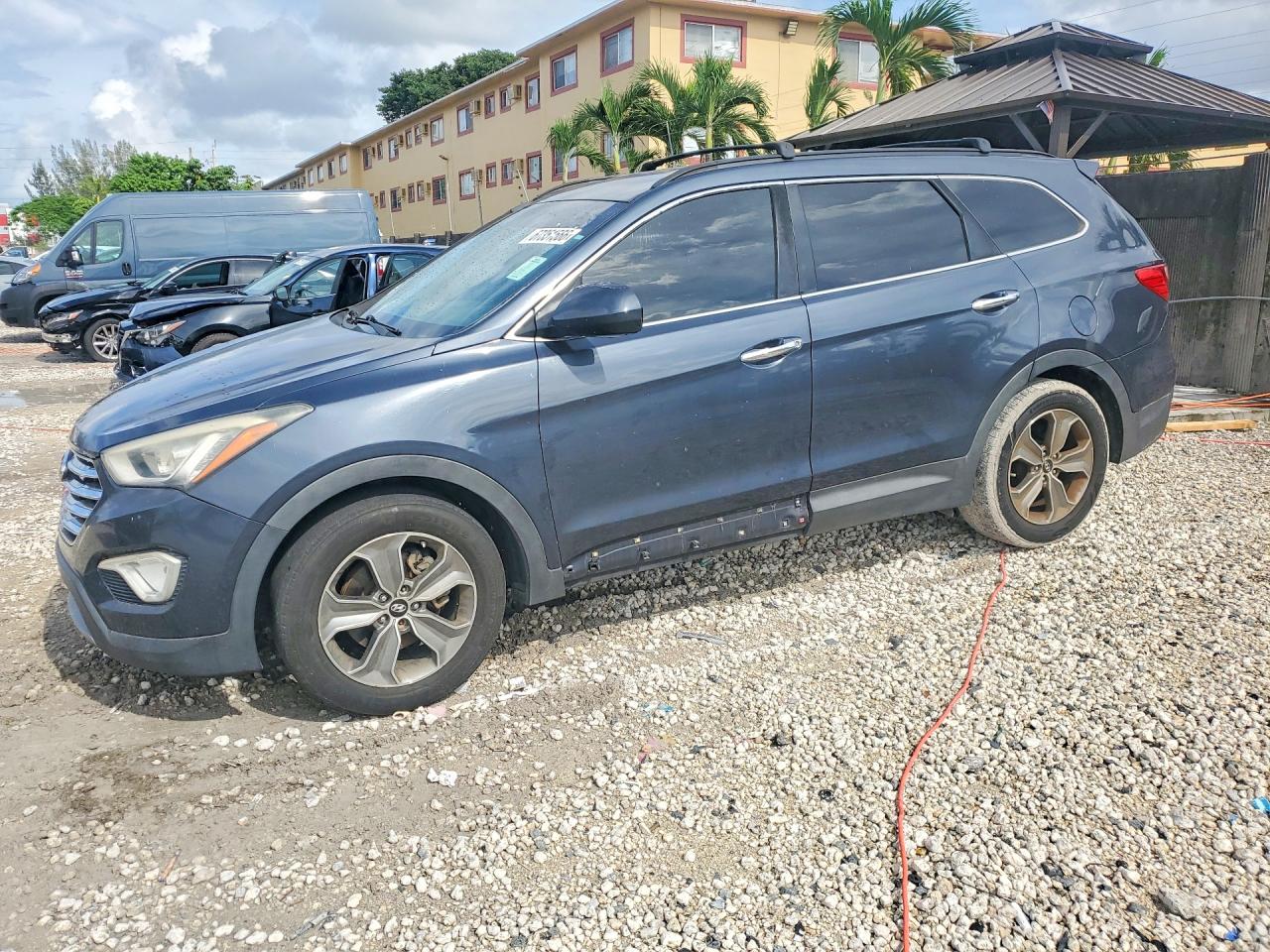 2015 Hyundai Santa Fe Gls Серый vin: KM8SM4HF8FU101488
