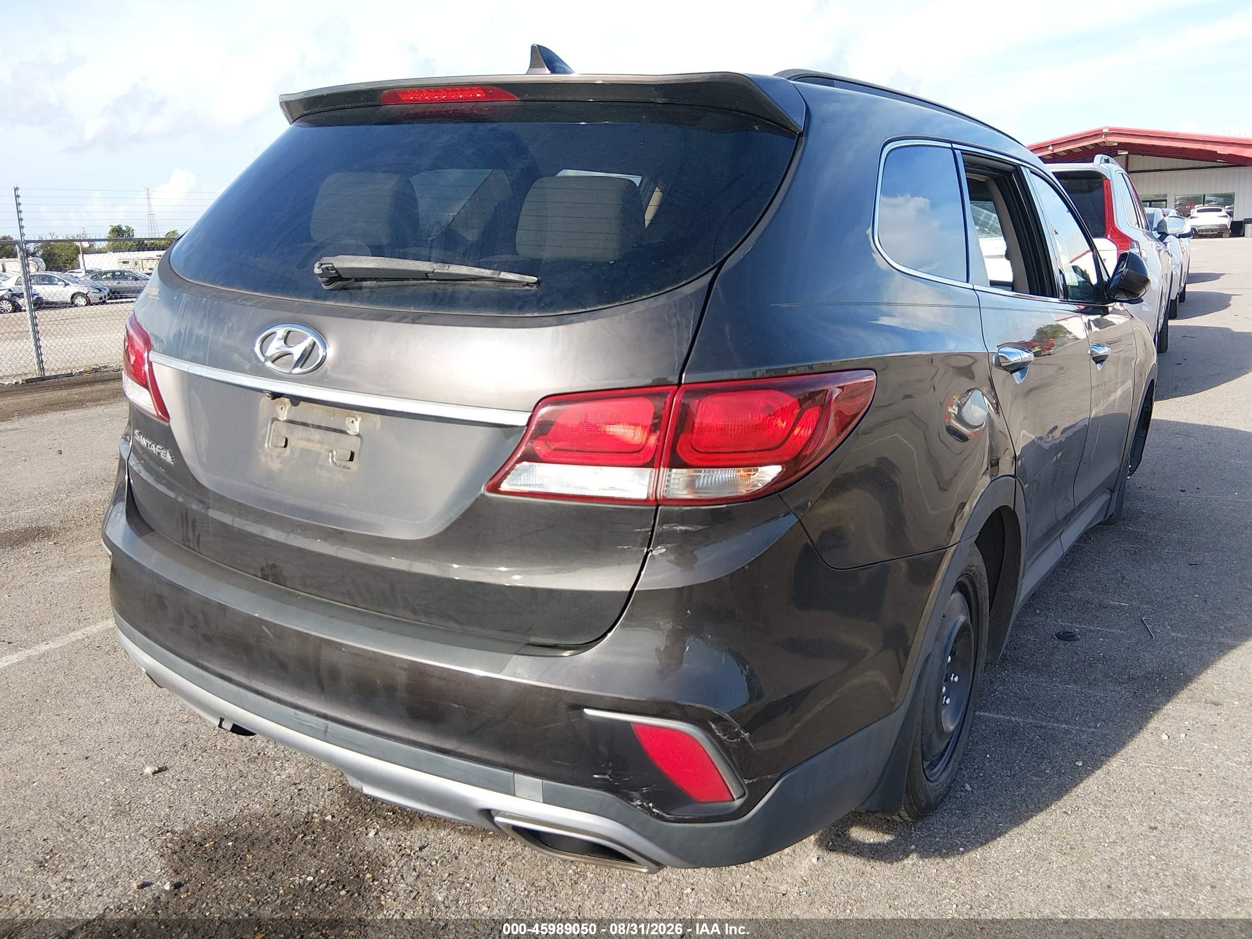 2017 Hyundai Santa Fe Se Black vin: KM8SM4HF8HU221472