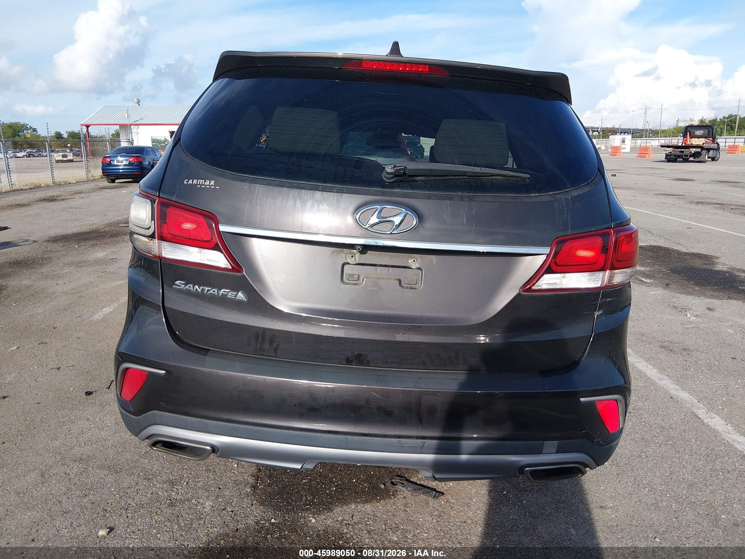 2017 Hyundai Santa Fe Se Black vin: KM8SM4HF8HU221472