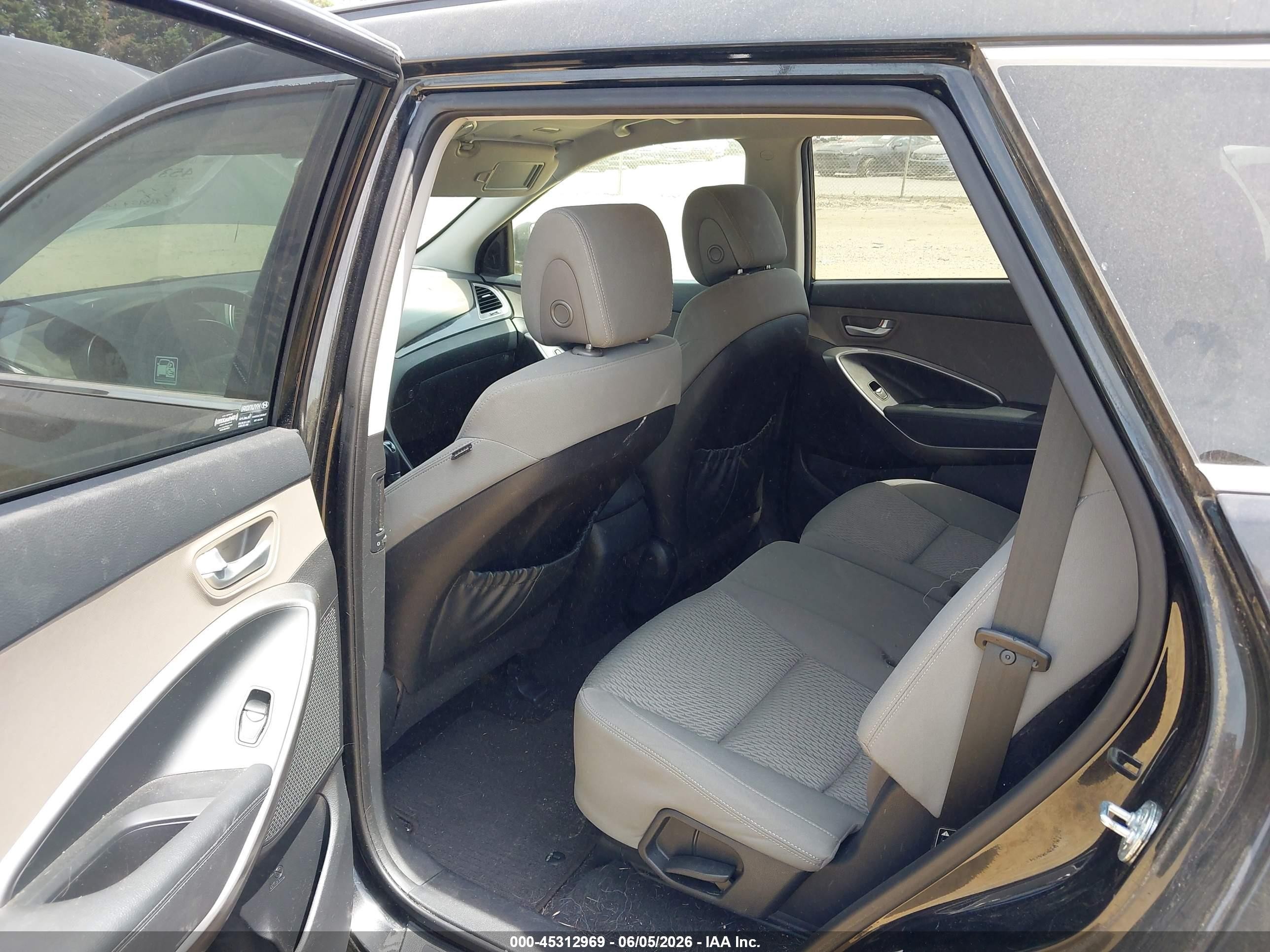 2014 Hyundai Santa Fe Gls Черный vin: KM8SM4HF9EU070881
