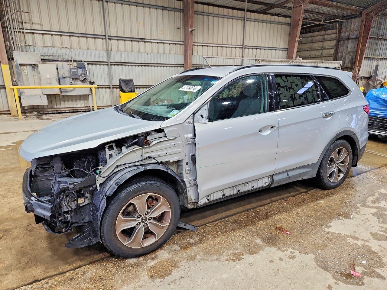 2015 Hyundai Santa Fe Gls Silver vin: KM8SM4HF9FU099315