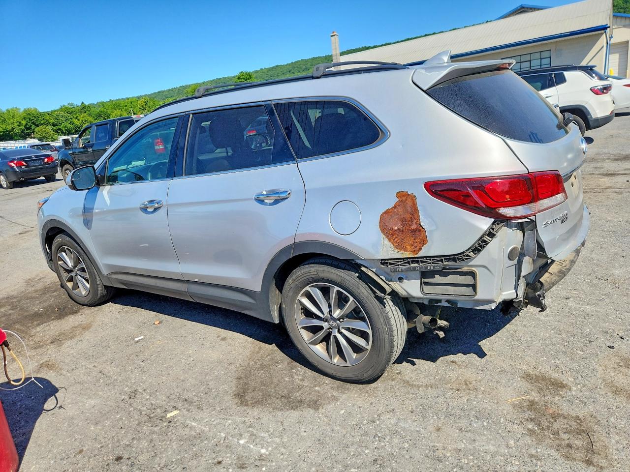 2019 Hyundai Santa Fe Xl Se Серебряный vin: KM8SM4HF9KU304609