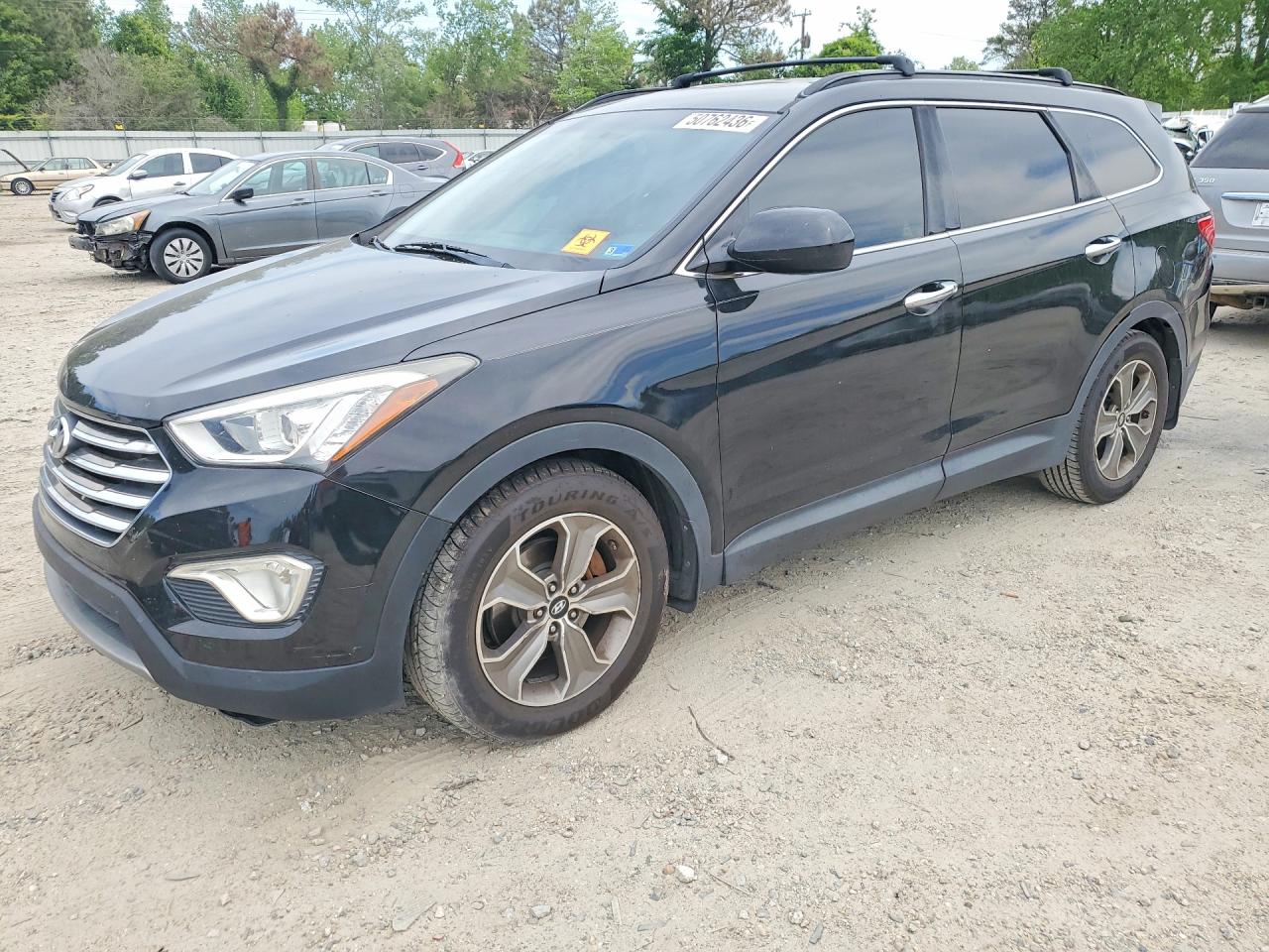2013 Hyundai Santa Fe Gls Black vin: KM8SM4HFXDU010994