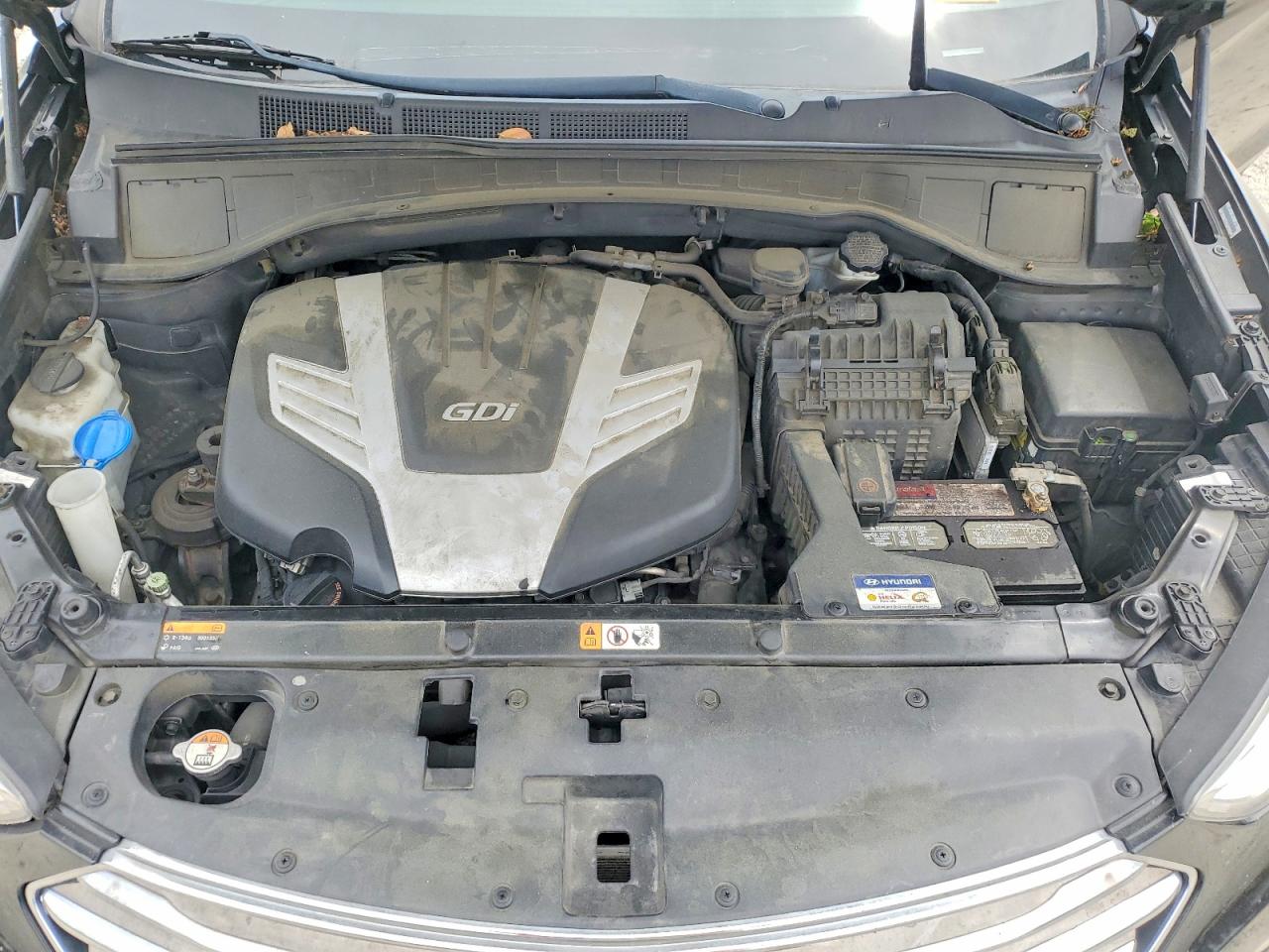 2013 Hyundai Santa Fe Gls Черный vin: KM8SM4HFXDU010994
