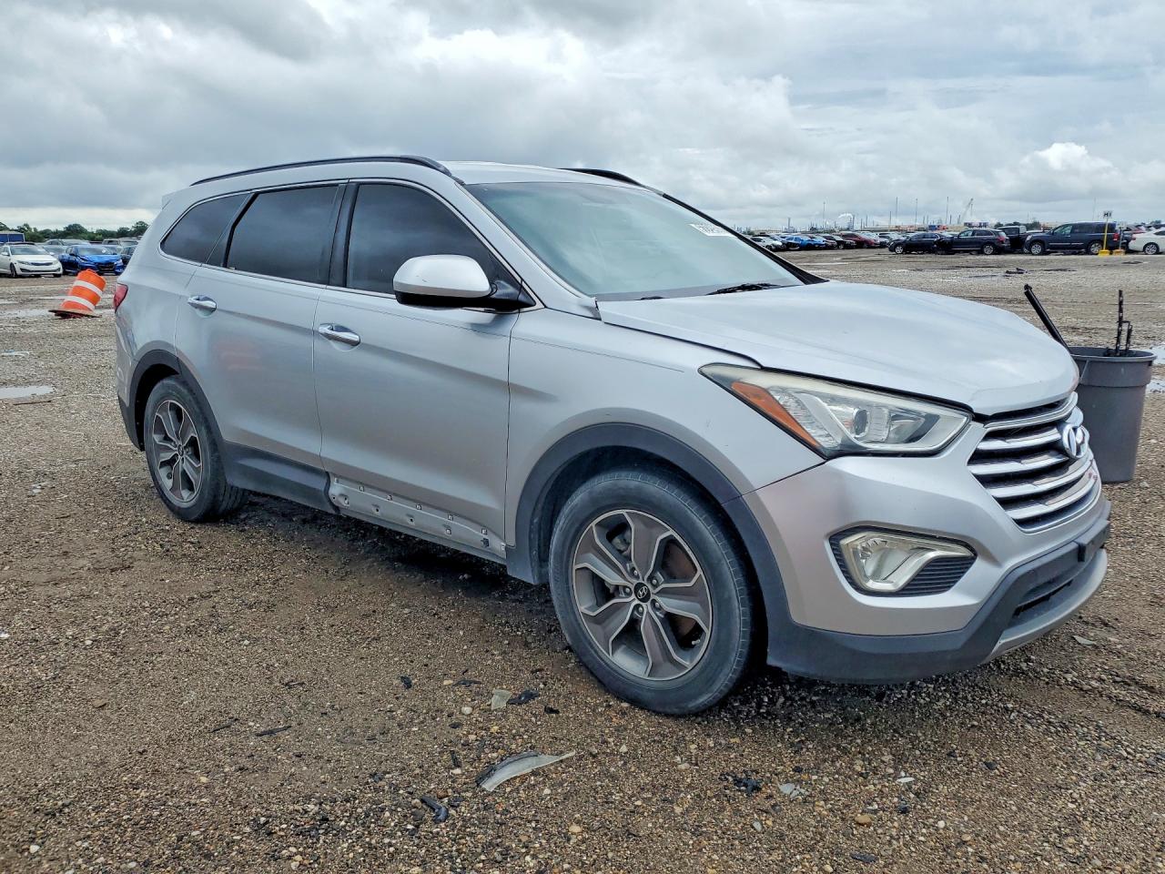2013 Hyundai Santa Fe Gls Silver vin: KM8SM4HFXDU015533