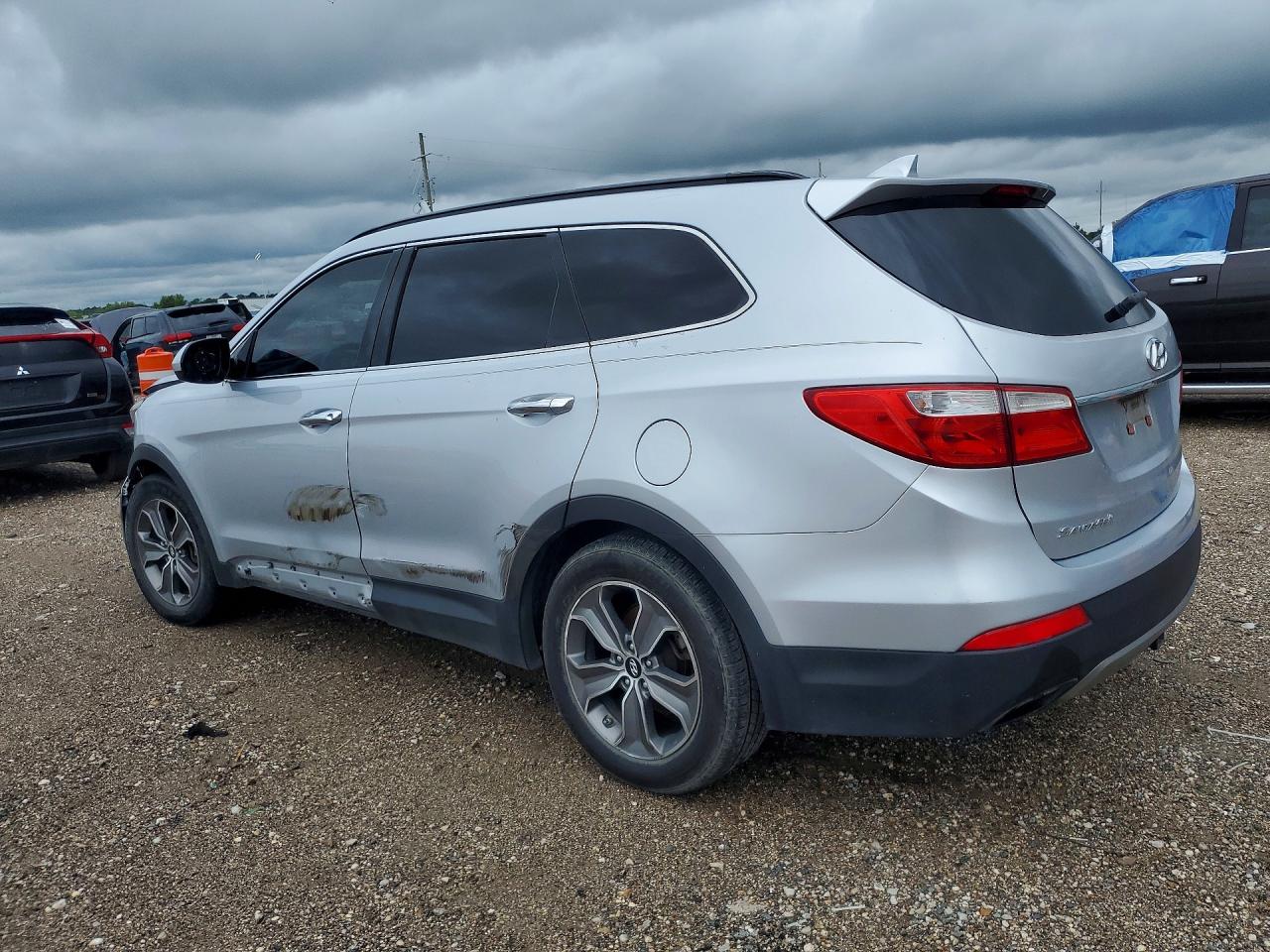 2013 Hyundai Santa Fe Gls Silver vin: KM8SM4HFXDU015533