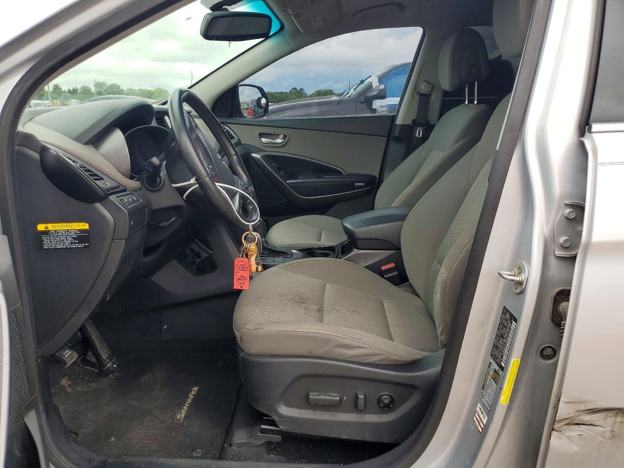2013 Hyundai Santa Fe Gls Silver vin: KM8SM4HFXDU015533