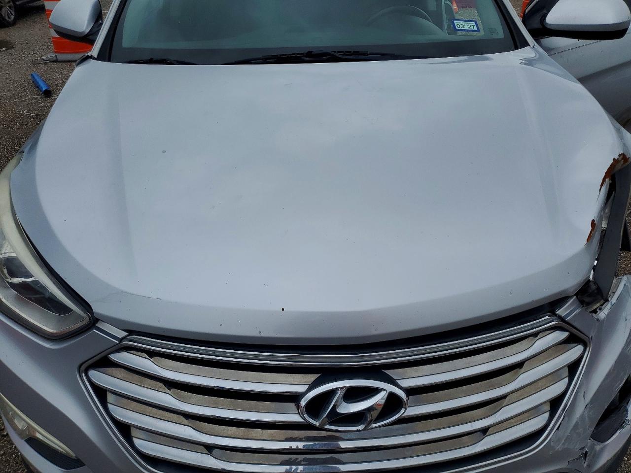 2013 Hyundai Santa Fe Gls Silver vin: KM8SM4HFXDU015533