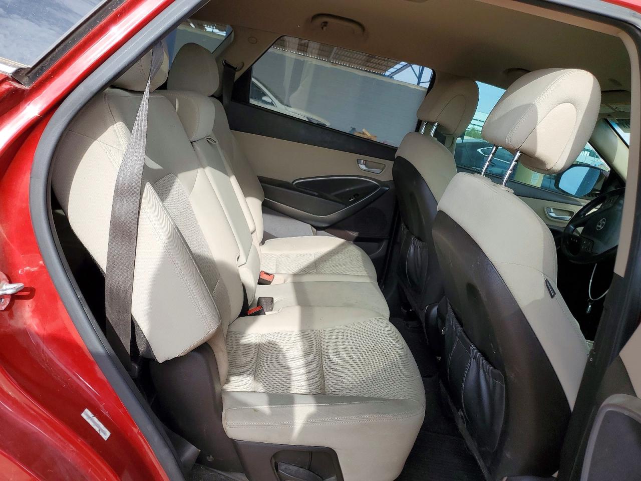 2014 Hyundai Santa Fe Gls Red vin: KM8SM4HFXEU065978
