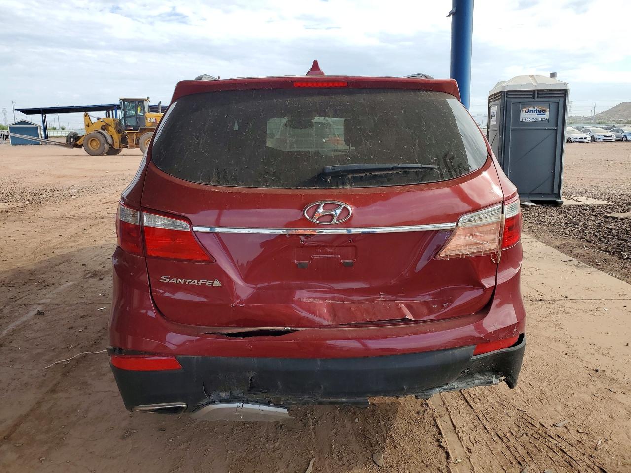 2014 Hyundai Santa Fe Gls Red vin: KM8SM4HFXEU065978