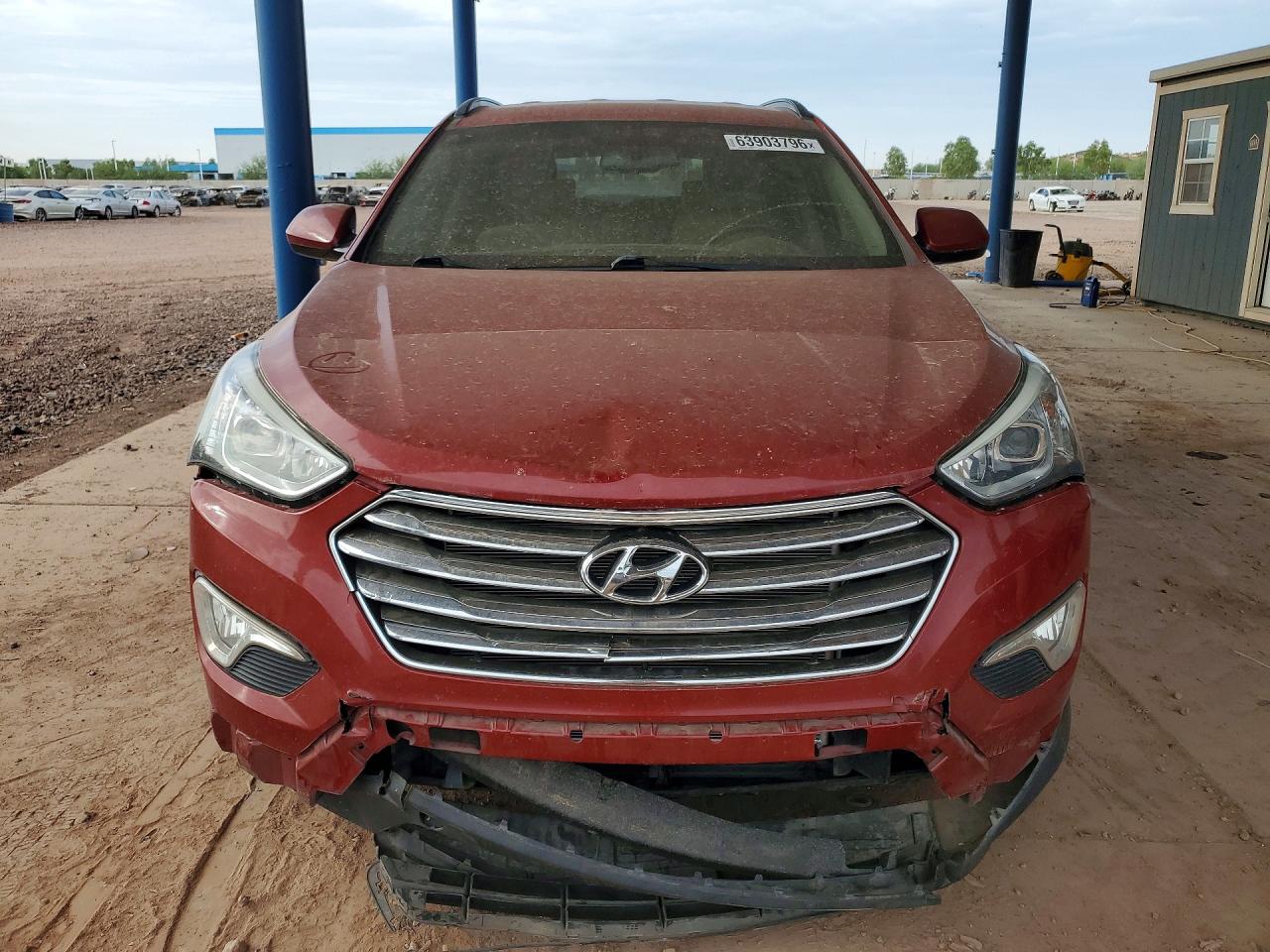 2014 Hyundai Santa Fe Gls Red vin: KM8SM4HFXEU065978