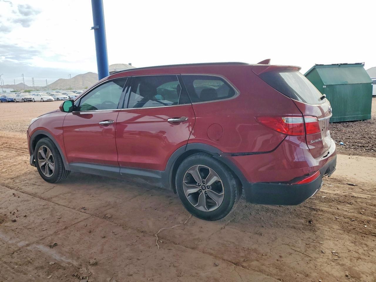 2014 Hyundai Santa Fe Gls Red vin: KM8SM4HFXEU065978