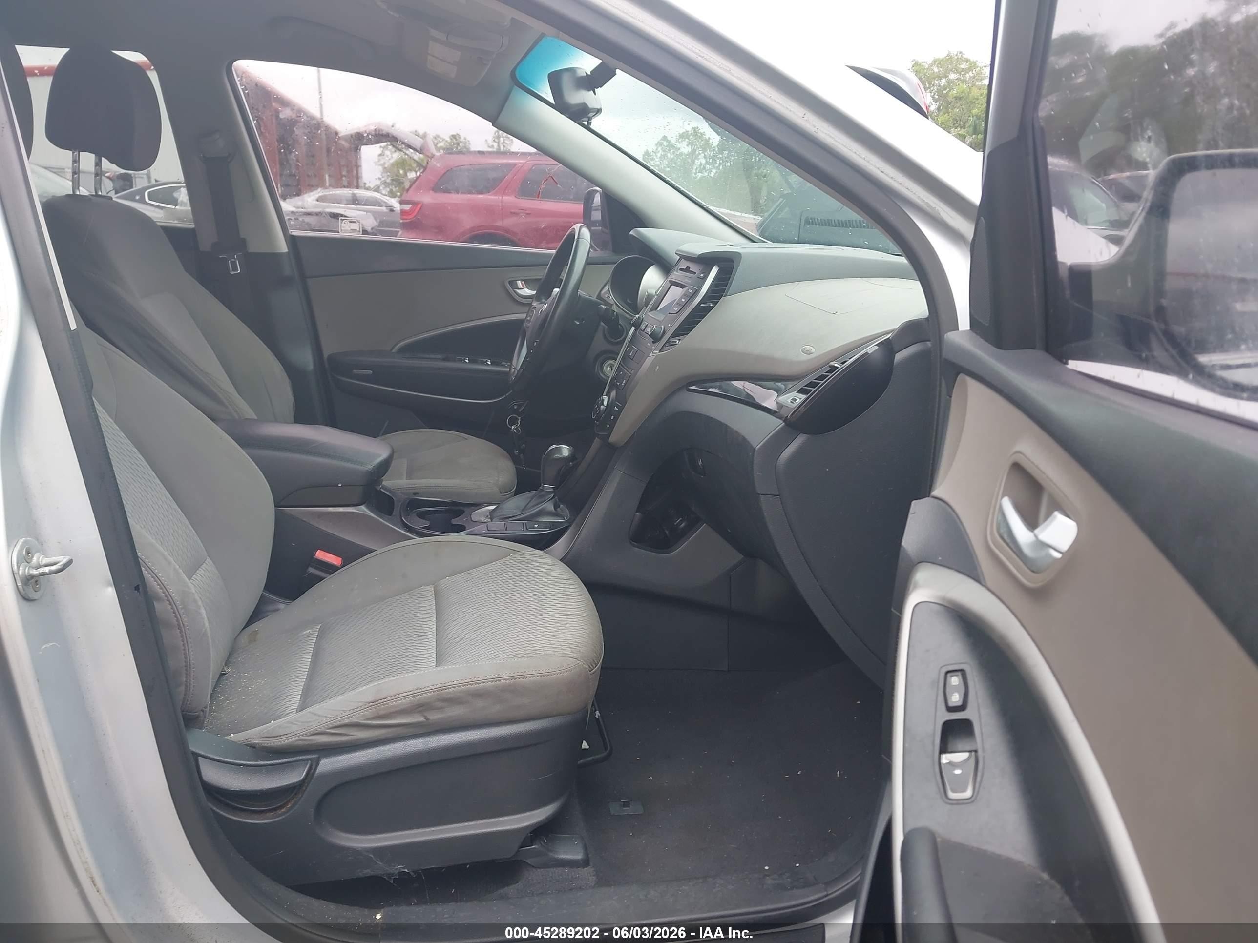 2014 Hyundai Santa Fe Gls Silver vin: KM8SM4HFXEU087804
