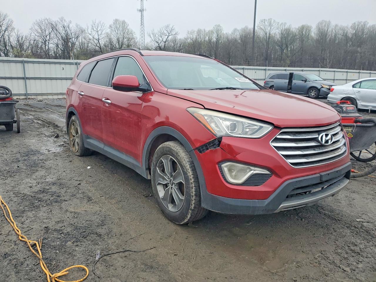 2015 Hyundai Santa Fe Gls Red vin: KM8SM4HFXFU089005