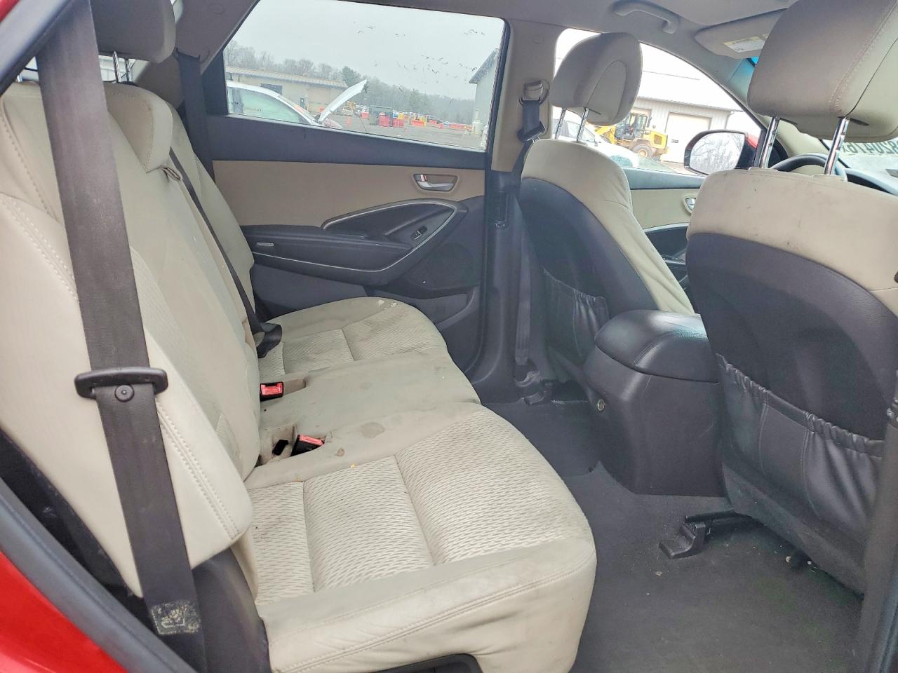 2015 Hyundai Santa Fe Gls Red vin: KM8SM4HFXFU089005