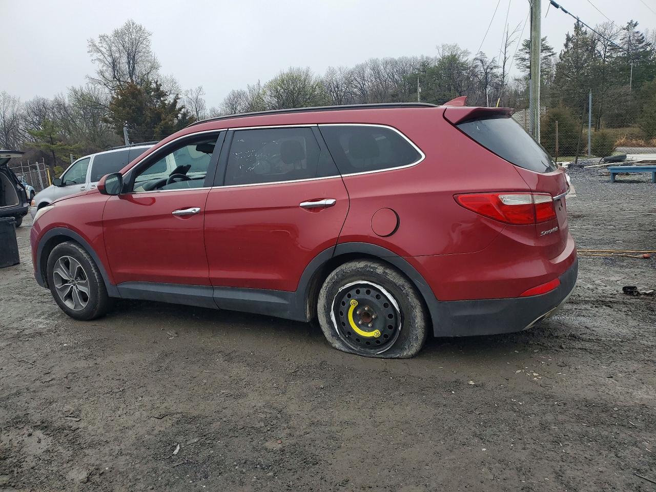 2015 Hyundai Santa Fe Gls Red vin: KM8SM4HFXFU089005