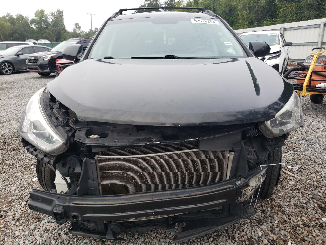 2015 Hyundai Santa Fe Gls Black vin: KM8SM4HFXFU122830