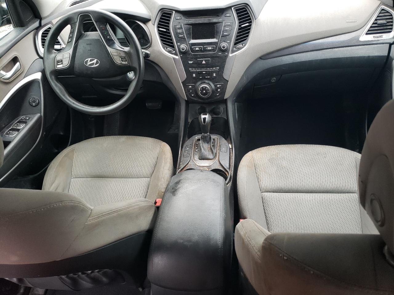 2015 Hyundai Santa Fe Gls Black vin: KM8SM4HFXFU122830