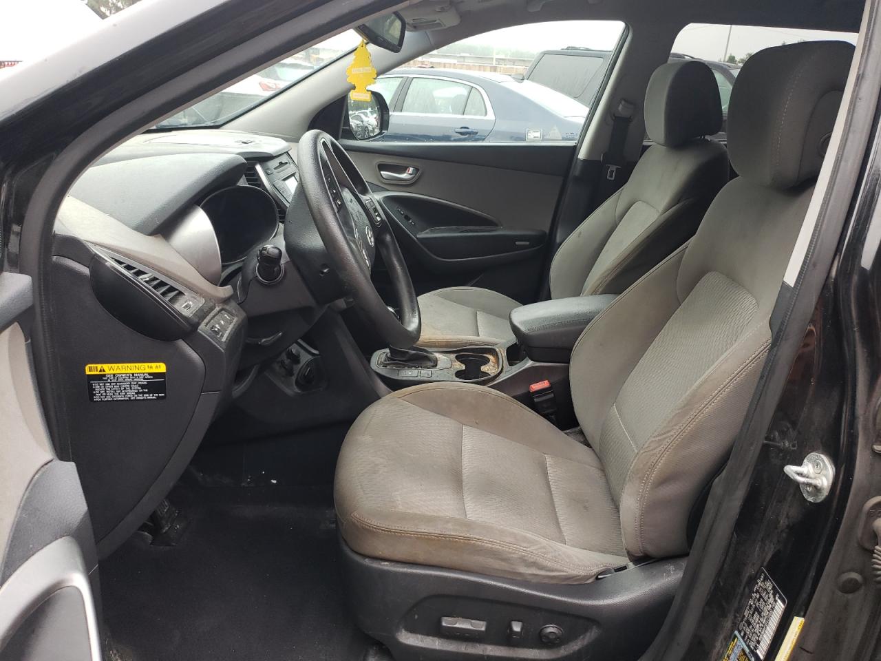 2015 Hyundai Santa Fe Gls Black vin: KM8SM4HFXFU122830