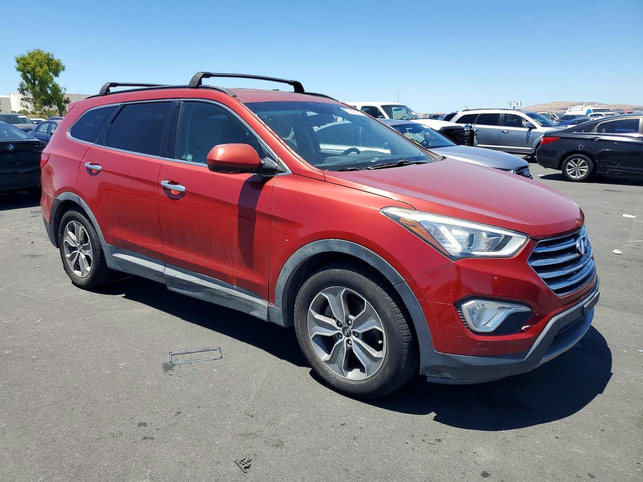 2015 Hyundai Santa Fe Gls Красный vin: KM8SMDHF0FU097842