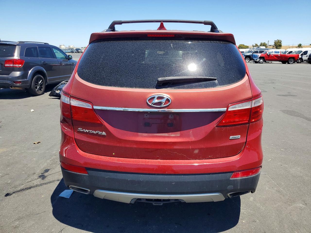 2015 Hyundai Santa Fe Gls Красный vin: KM8SMDHF0FU097842